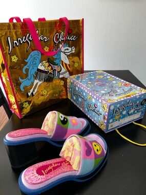 New Rare Irregular Choice “So Totally” Sandals